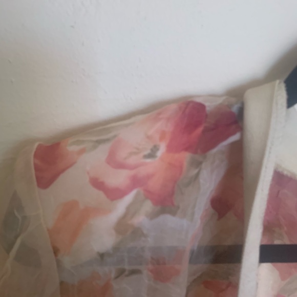 Pink Sheer Floral Kimono - Picture 4 of 4